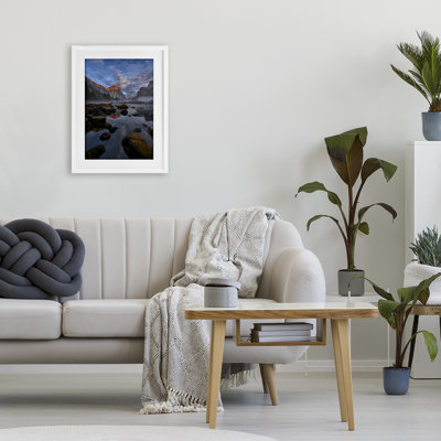 Morning In The Yosemite Valley Framed Print Under Glass, design by Jon Evan