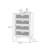Modern Burlywood Solid Wood Accent Cabinet