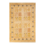 Classic One-of-a-Kind 4' 2" X 6' 2" Hand Knotted Area Rug