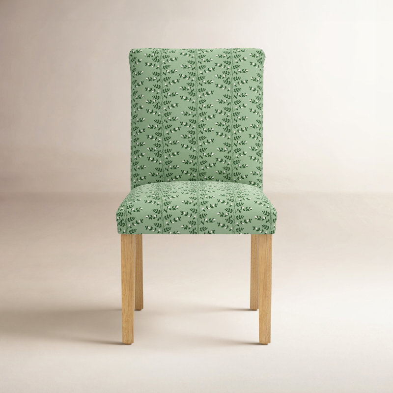 Chaise de salle à manger Lorraine, Vert vignes grimpantes