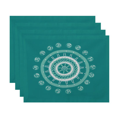 Polyester Geometric Rectangle Placemat