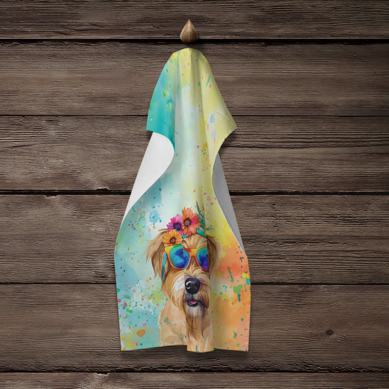 Serviette de cuisine Cairn Terrier Hippie Dawg