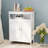 Stylish Storage Cabinet For Bathroom, Bathroom Storage Cabinet With Two Doors