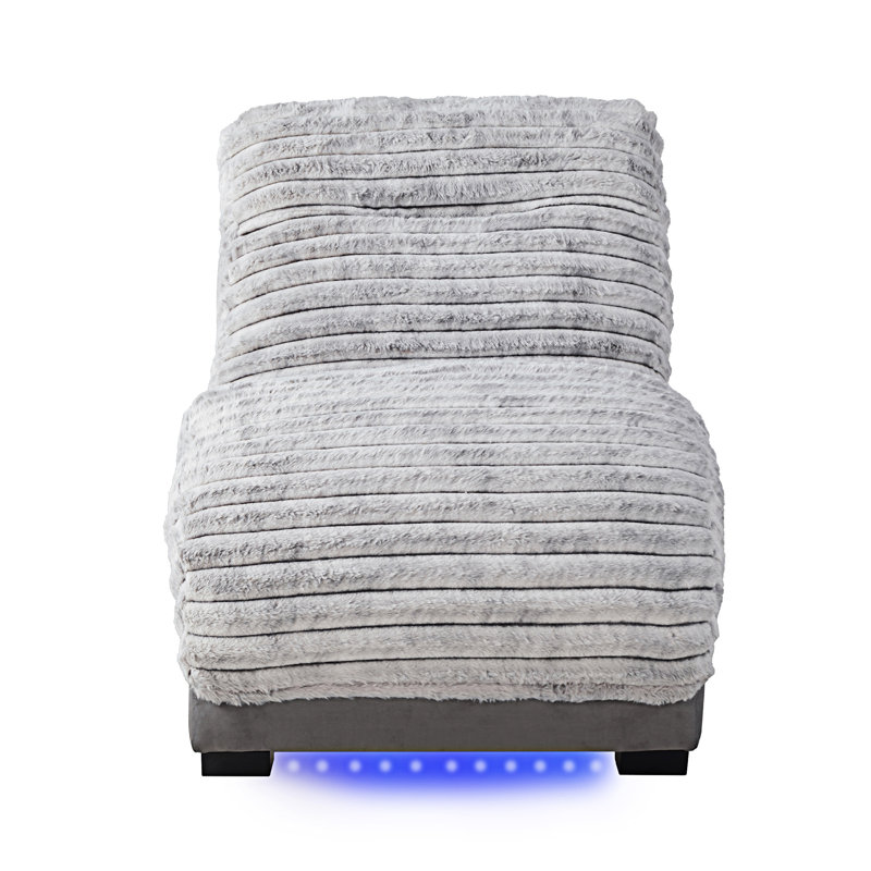 CHAISE D'APPOINT DENISE JAVA AVEC USB (chaise incluse seulement), Gris, Nickel