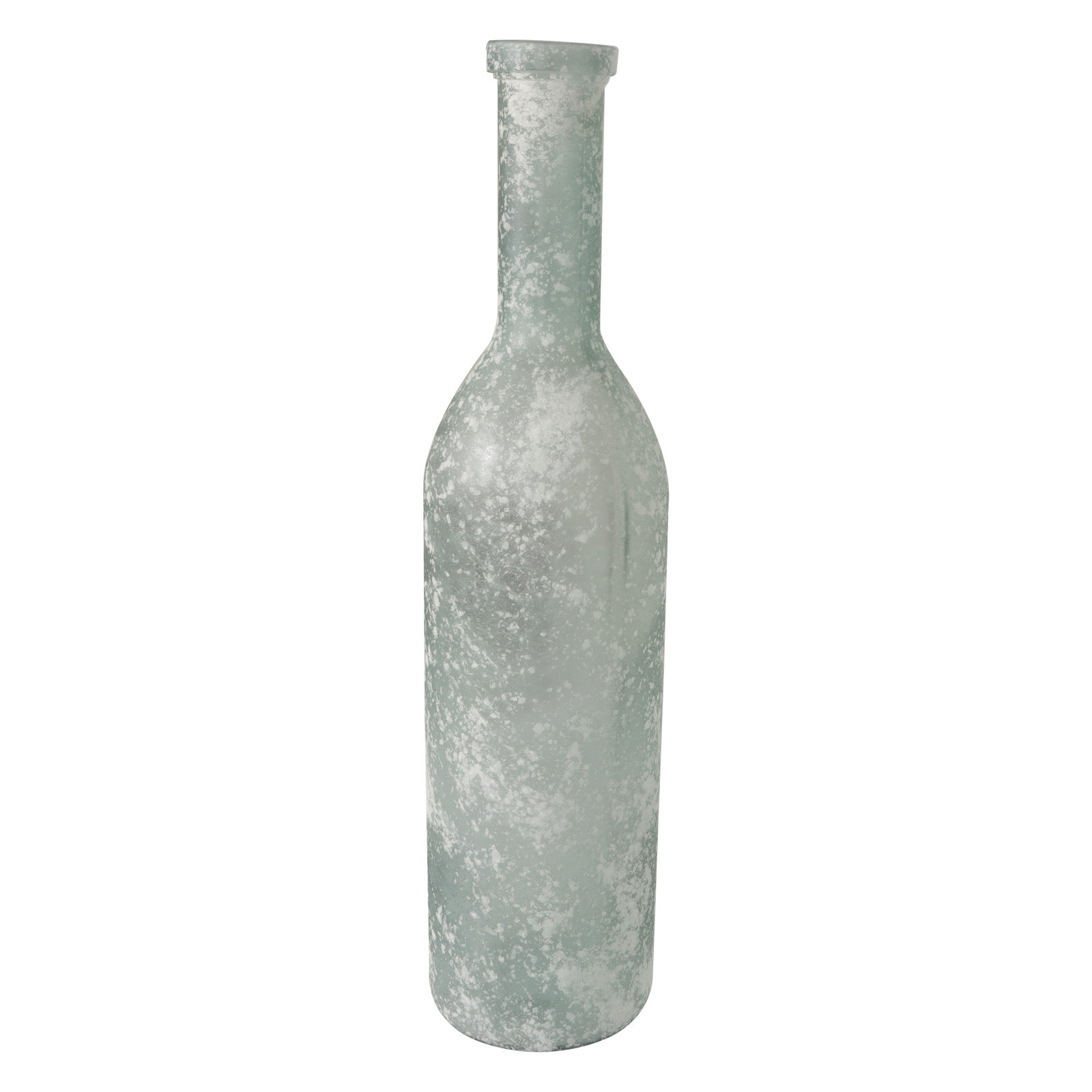 Northridge Recycled Glass Handmade Tall Ombre Floor Decorative Vase, 29.9" H x 	7.1" W x 7.15" D, Clear