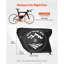 Triathlon Bike Travel Bag, Transport Bicycle Storage Carry Bag with TSA Lock & Dual Zipper, Triathlon Bicycle Case Max. Wheelbase 106 cm for Travel, Outdoor Use, Train Airplane Subway Transport