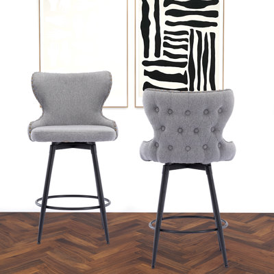 Tabouret de comptoir 25,6 po Gozdon
