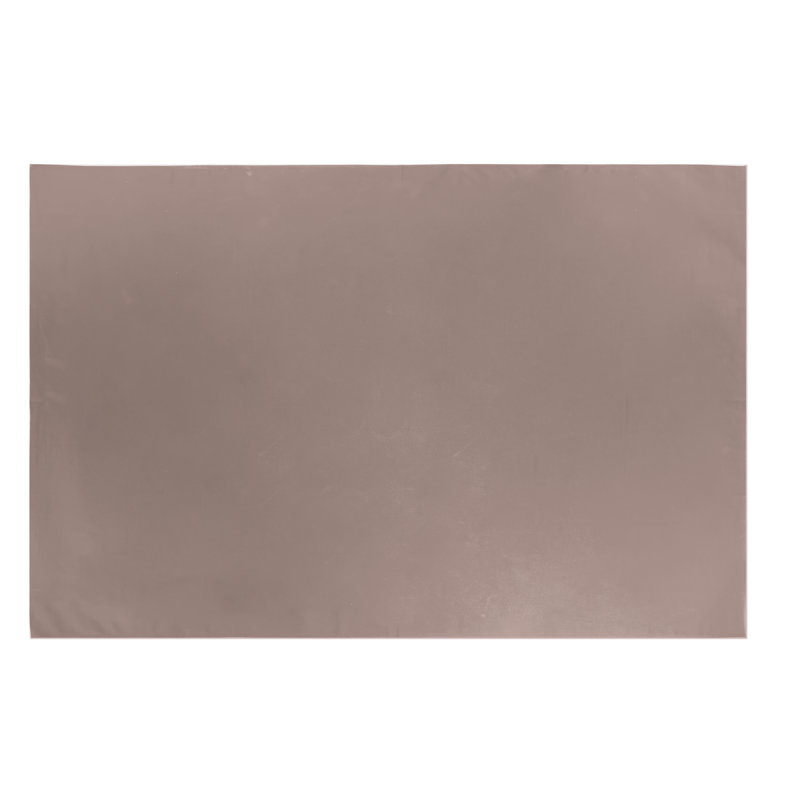 Panama Rectangular Solid Colour Tablecloth, 140cm W x 180cm L, Beige