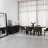 Luna 87" Oak Dining Table, Black Oak-199242984