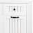 Laundry Cabinet With 2 Removable And Pull - Out Drawers, Ideal For Keeping In , White Color, 15.76 Inches Wide