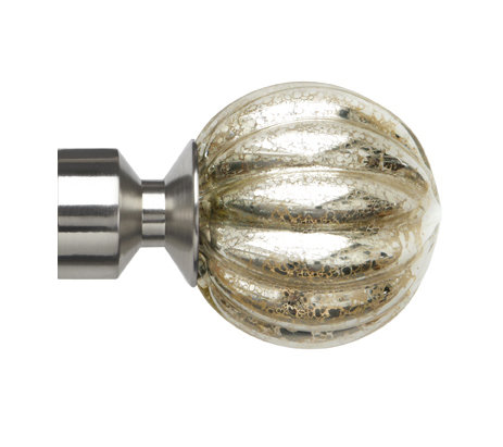 Violetta 24.13cm Finial, Satin Silver
