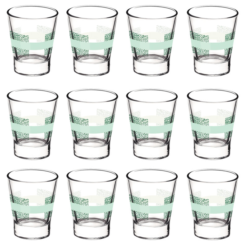 85ml Shot Glass / Shooter, 12, Green