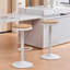 Tabouret de bar pivotant en bois massif l 15,2 po Jaina -1447778116-1447778123