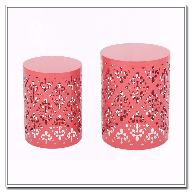 Outdoor Side Table, Coral, 2