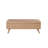  Modern Tufted Storage Bench - Sand Faux Leather