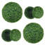  2 boules de topiaire artificielles en bois de buis 20 po rondes de protection solaire