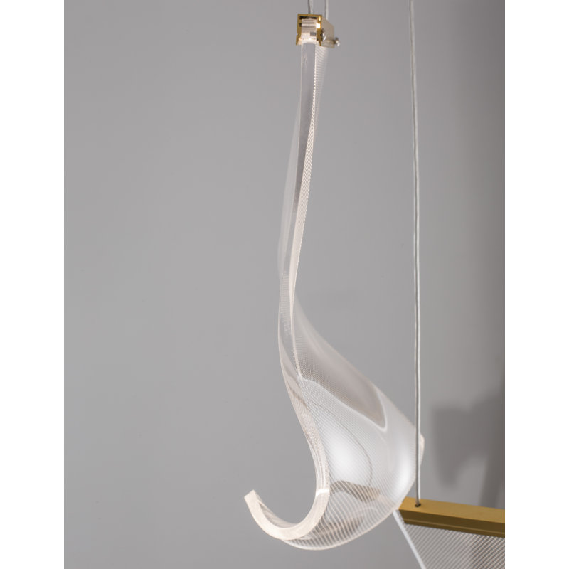 3 - Light Gold LED Cluster Pendant