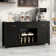 57.9" Sideboard With 3 Drawers, Adjustable Shelf