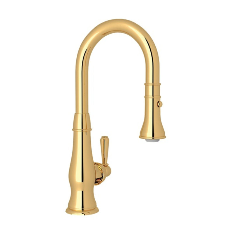 Patrizia Pull-Down Bar/Food Prep Kitchen Faucet, Italian Brass
