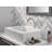 Arvo Pull Down Bathroom Faucet with Sprayer, Brushed Nickel Single Hole Bathroom Sink Faucet with Pull Out Sprayer for Vanity, Push-Pop Drain, Spotshield Stainless-103531869