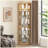 Modern Corner Curio Cabinet/Display Cabinet for Living Room-172497820
