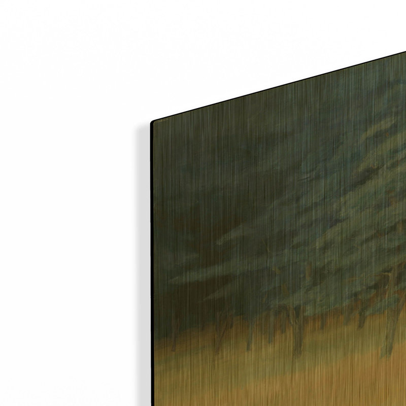 «Cape Cod Evening, 1939» par Edward Hopper, art mural en métal doré, 16 po x 12 po, 36 po x 24 po