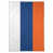 Blanc / bleu / orange