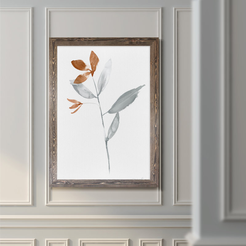 « simple radical ii »-cadre photo, reproduction d’art, H 38 po x l 28 po x P 1,25 po, Espresso Framed Canvas, Pas de tapis