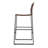 Upholstered Counter Stool with Metal Frame-259090050-142984505