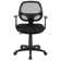 Bonavant Mid-Back Swivel Mesh Office Chair with Padded Seat and T-Arms