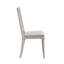 Marta Beige Linen & Natural Finish Side Chair (Set Of 2)