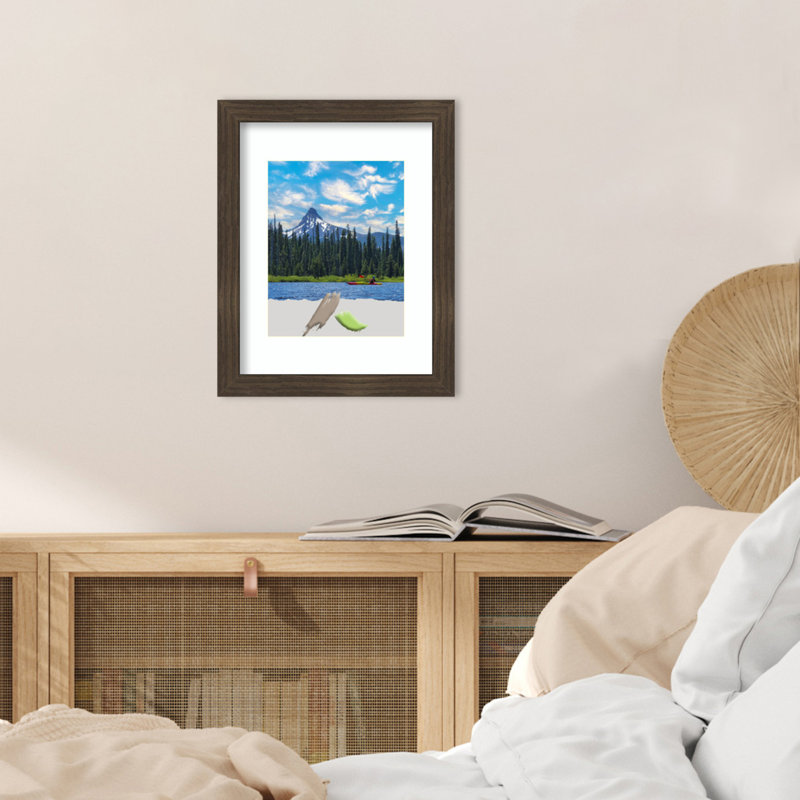 Cadre photo Woodgrain, Chocolat, 11 po x 14 po