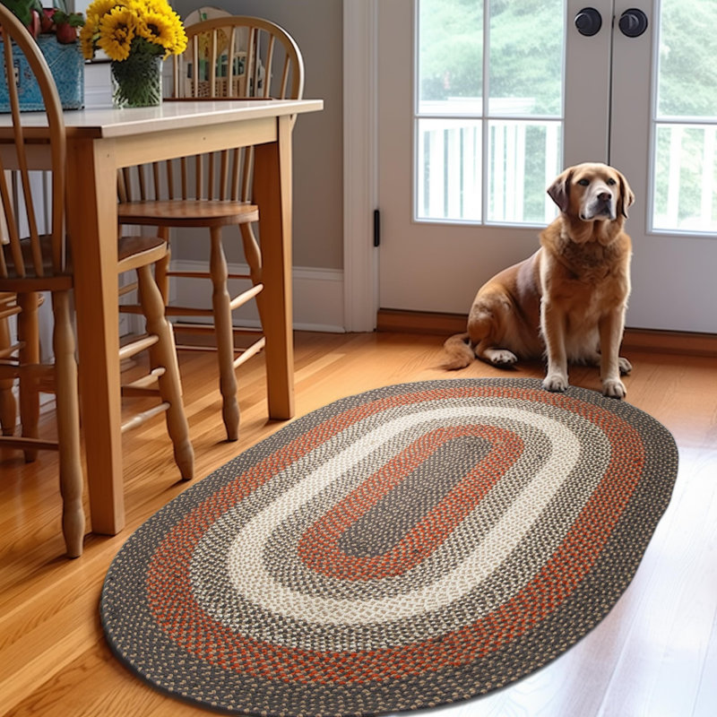 Enika Indoor Rug, Oval 2' x 3'