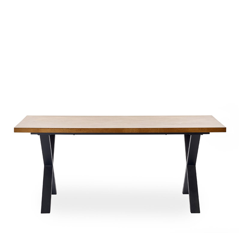 Metal Base Dining Table