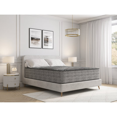 Très grand matelas ferme 14 po - Pure glace ferme avec couvercle en mousse et cuivre dissipateur de chaleur