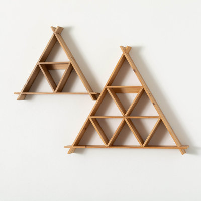 Ilianah 5 Piece Triangle Fir Accent Shelf