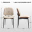 Lingge Designed Fashionable PU Leather Dining Chairs Of 4-2039696244