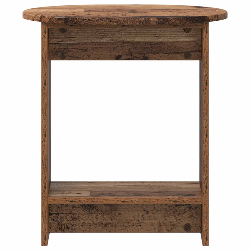 End Table, Old Wood