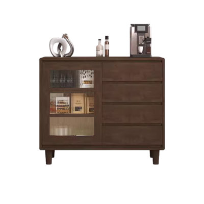 Modern Simple Solid Wood Sideboard. 35.43'' Sideboard
