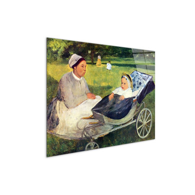 Portrait of Henri Valpincon by Degas Edgar 57cm H X 76cm W CrystalArt Material Acrylic Glass Effect, Frameless Panel Lightweight Ready to Hang