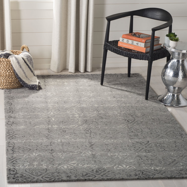 Oakton Hand Tufted Wool Floral Rug