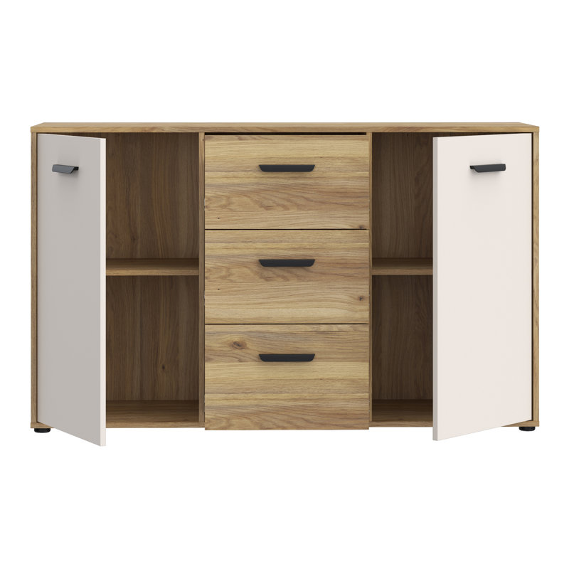 Suvali 141.2cm W 3 - Drawer Chest of Drawers