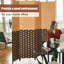 Millings 180cm W x 180cm H 4 - Panel Solid Wood Folding Room Divider