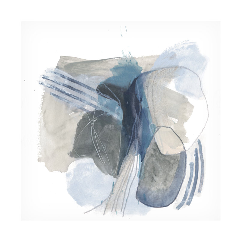 «Stone Elilpses I» par June Erica Vess - impression sur toile tendue, H 35 po x l 35 po x P 2 po