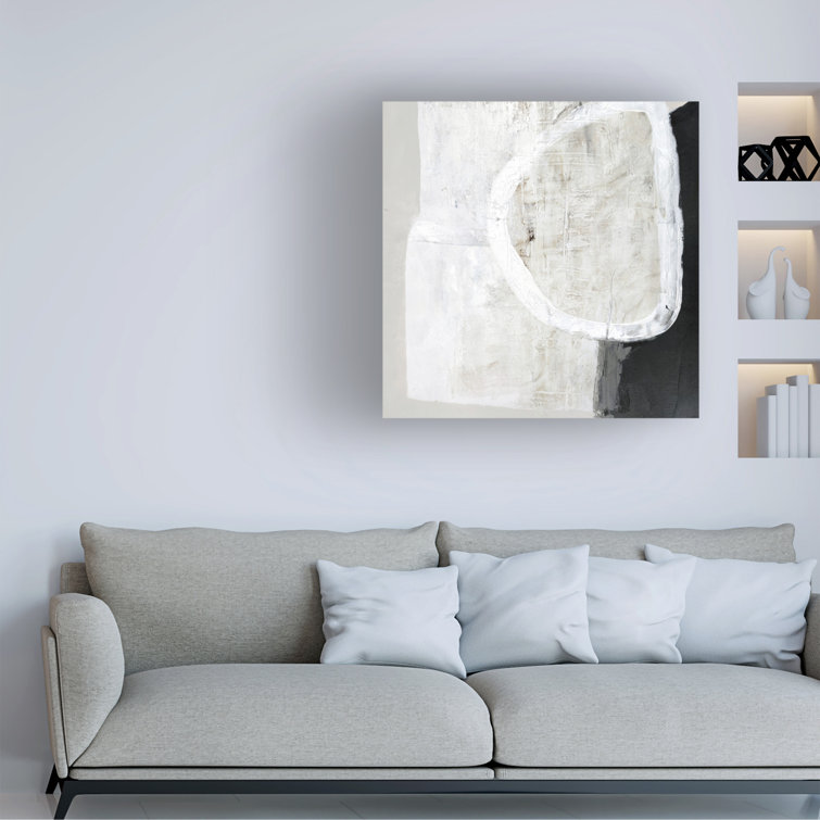 Wrought Studio Design Fabrikken White Stone Canvas Art - Wayfair Canada