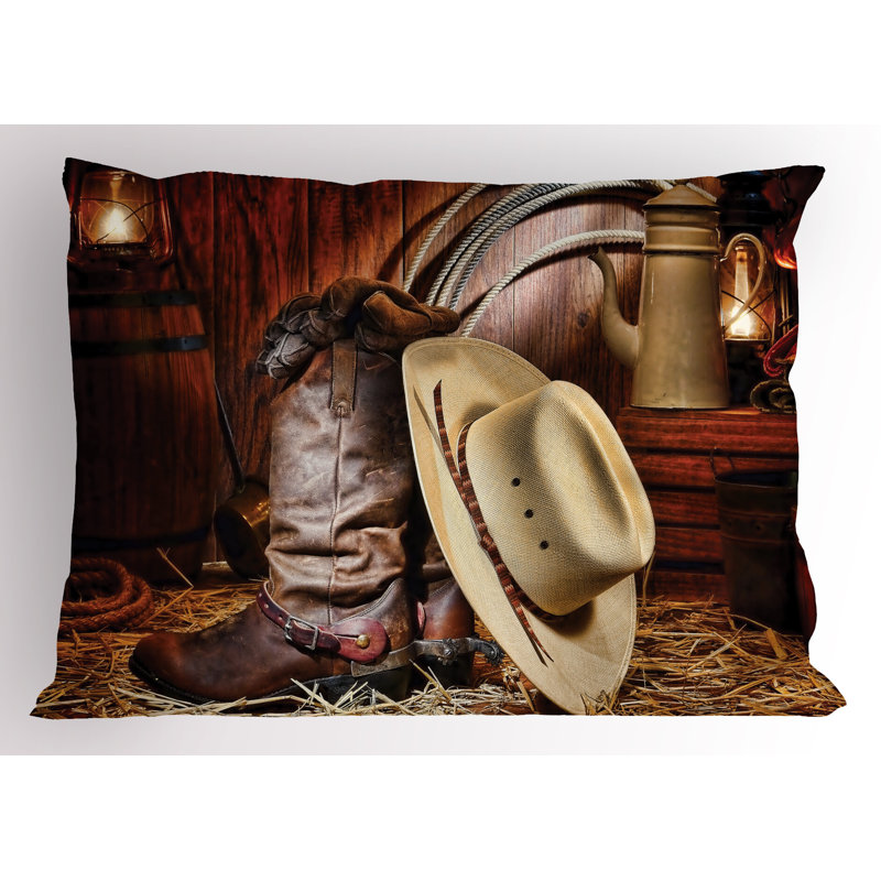 Ensemble de 2 taies décoratives Ambesonne Western, H 20 po x l 36 po