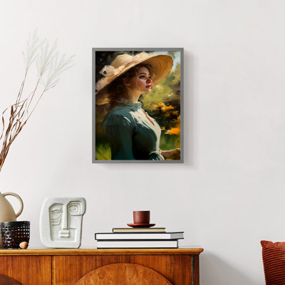 WOMEN Series DCCCXL  -Premium Framed Print -Ready to Hang - No Nails Required
