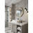 Kingston Brass Aurora 24-Inch Round Led Bathroom Mirror, Front Light, Anti-Fog, Dimmable Touch Sensor Lighted Mirror-126355178