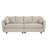 Gilardo 90.6 " Wide Modern Chenille Upholstered Sofa For Living Room, 3-Seater Couch With Solid Wood Legs-2002414635