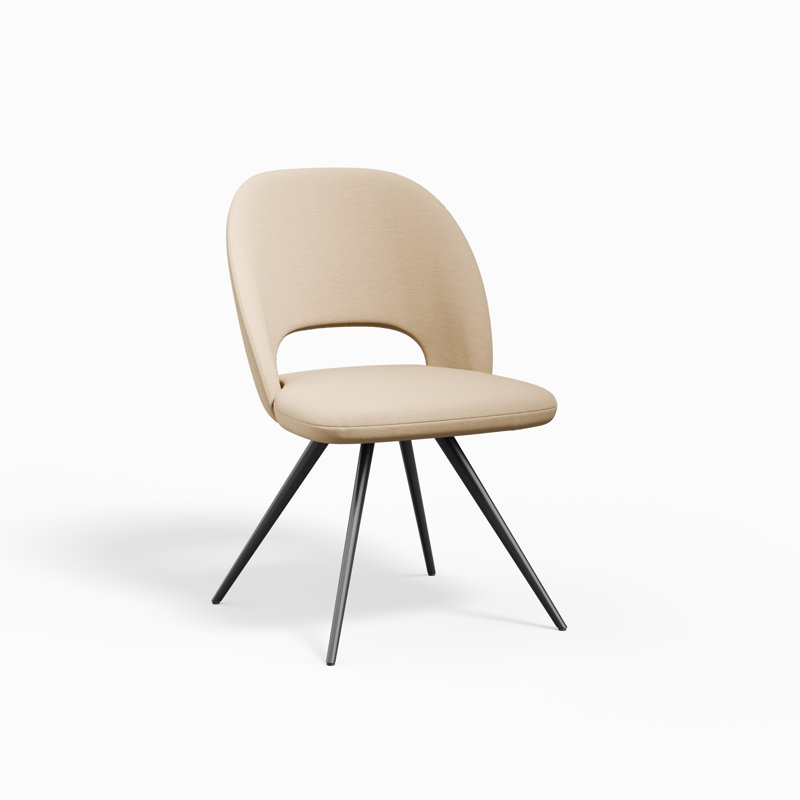 Macaria Armchair with Originale Base , Light Beige Boucle